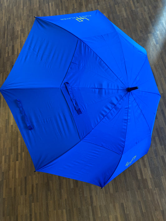 4P Limited Edition Golf Umbrella – Super Light, Compact, & Stylish | Blue & Yellow Design
