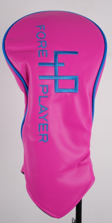 Limited Edition Golf Driver Headcover – Pink & Blue 2025 Design