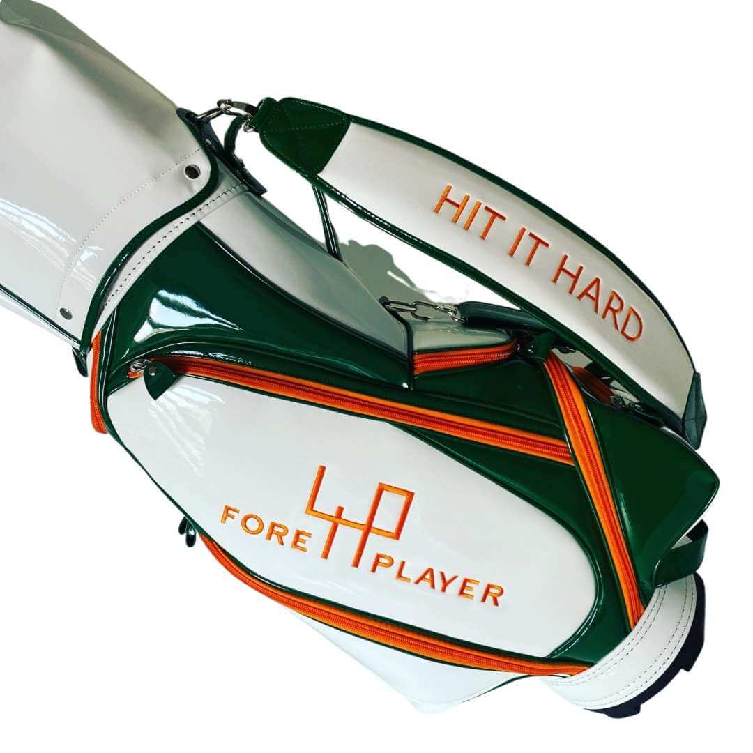 FORE PLAYER's distinctive golf bag