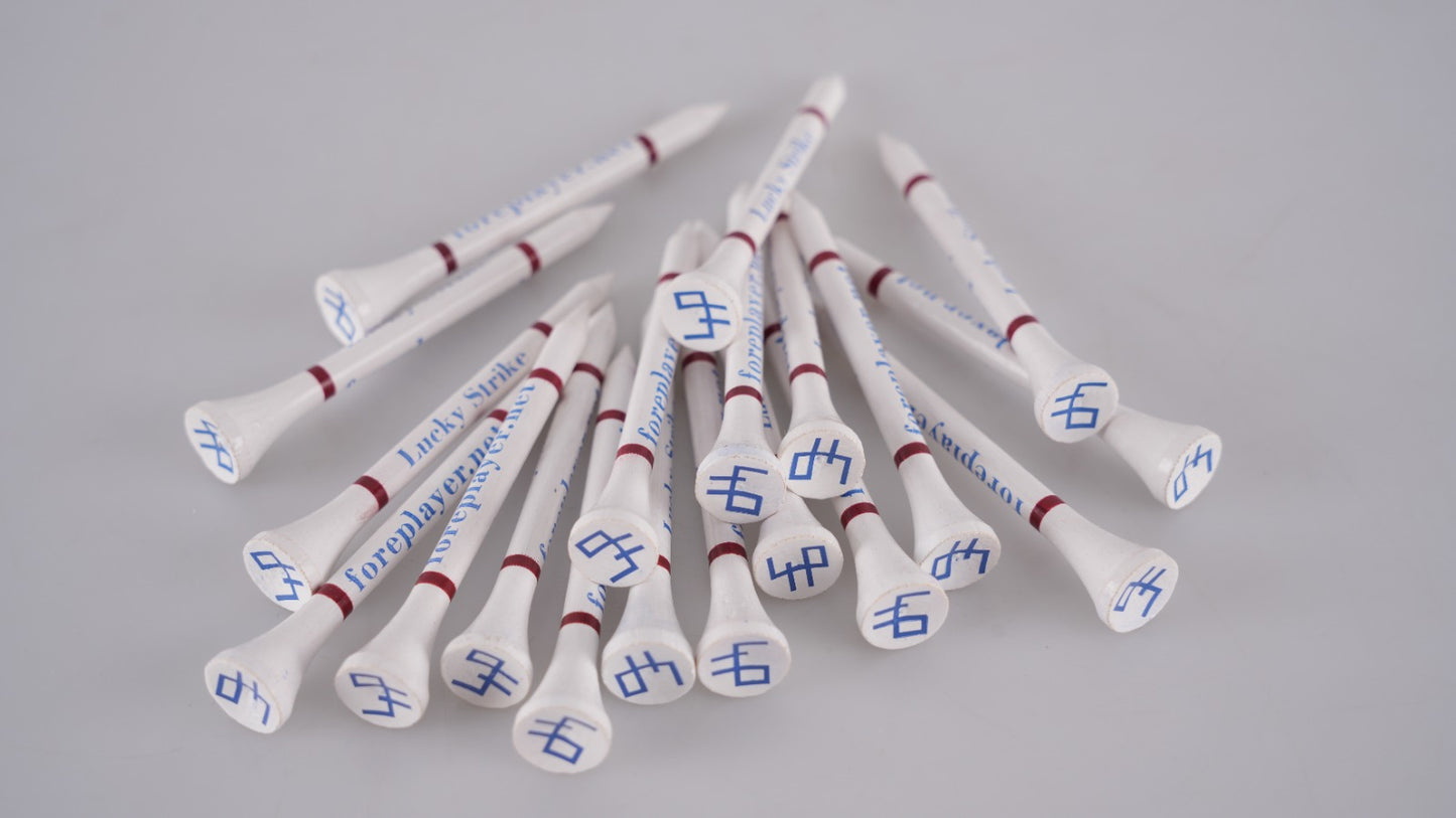 Lucky Strike Bamboo Golf Tees – eco-friendly and durable golf accessories