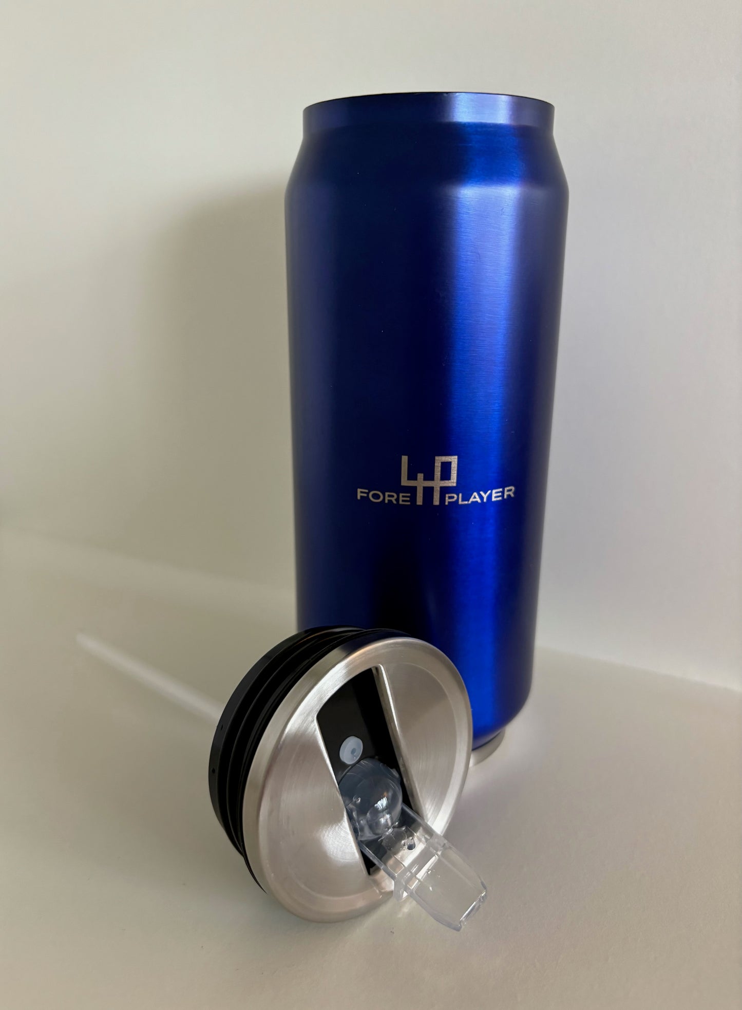 4P Limited Edition Golf Water Can – Stainless Steel, Pepsi Blue