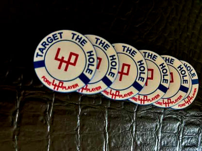 Target the Hole Golf Ball Marker – 4P Limited Edition Flip Coin