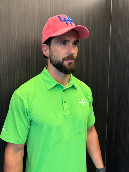 Flashy Green Golf Polo Shirt – Limited Edition ultra-light performance wear by Fore Player