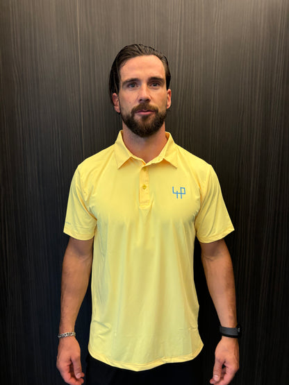 Yellow Golf Polo Shirt – Limited Edition ultra-light summer performance wear by Fore Player