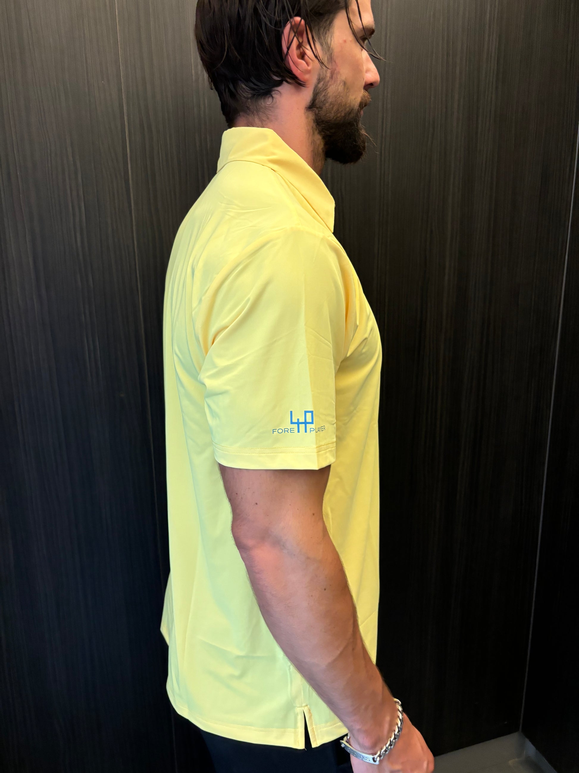 Yellow Golf Polo Shirt – Limited Edition ultra-light summer performance wear by Fore Player