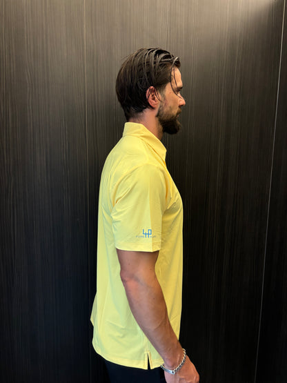 Yellow Golf Polo Shirt – Limited Edition ultra-light summer performance wear by Fore Player
