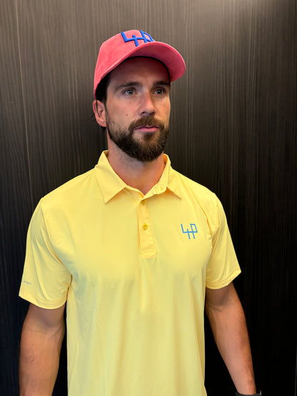 Yellow Golf Polo Shirt – Limited Edition ultra-light summer performance wear by Fore Player