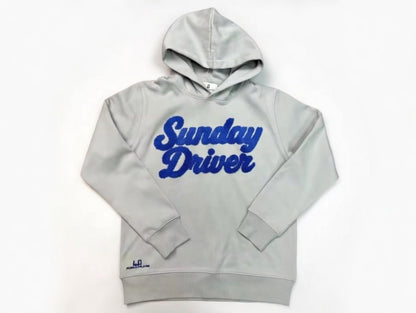 HOODIE exclusive limited edition SUNDAY DRIVER grey/blue