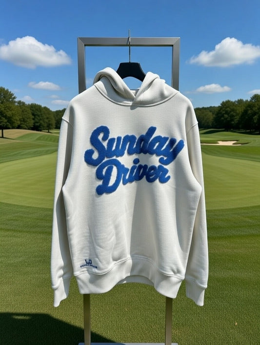 HOODIE exclusive limited edition SUNDAY DRIVER grey/blue