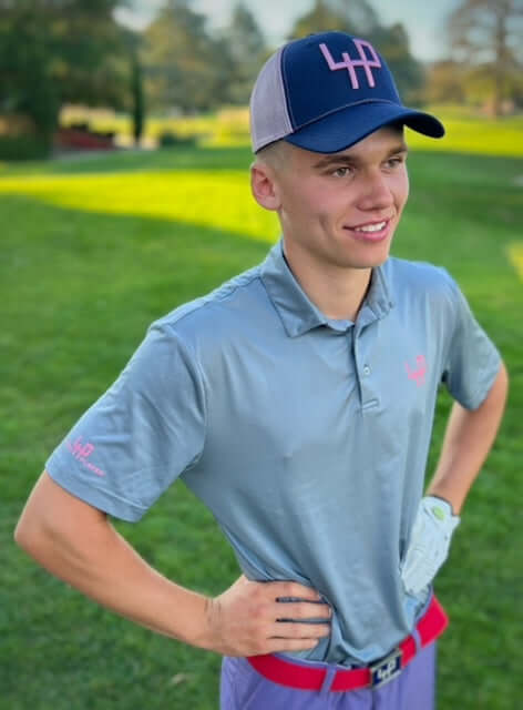 4P Grey Golf Polo – Limited Edition performance shirt with stretch fit by Fore Player