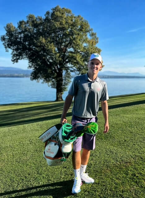 HIT IT HARD Golf Bag – 4P Limited Edition (Only 50 Made) | Retro Design, Water-Resistant, PU Material