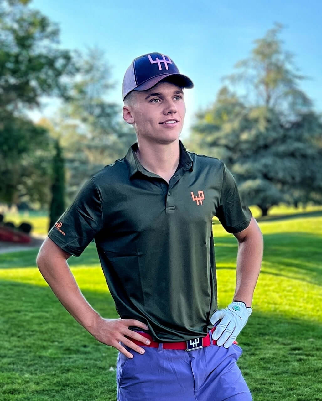 4P Khaki Golf Polo – Limited Edition all-season performance shirt by Fore Player