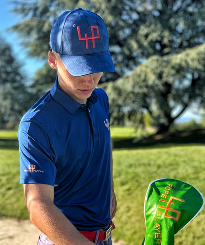 Blue Polo Shirt – Limited Edition performance golf wear by Fore Player