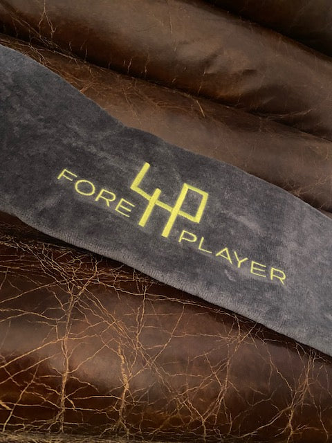 4P Golf Towel – Limited Edition premium microfiber golf accessory by Fore Player